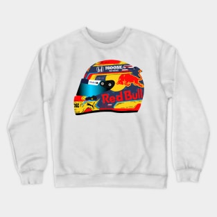 Alex Albon Cartoon Helmet, Abu Dhabi 2020 Crewneck Sweatshirt